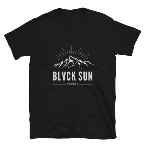 Blvck Sun Coffee Short-Sleeve Unisex T-Shirt in Black