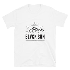 Blvck Sun Coffee Short-Sleeve Unisex T-Shirt in White